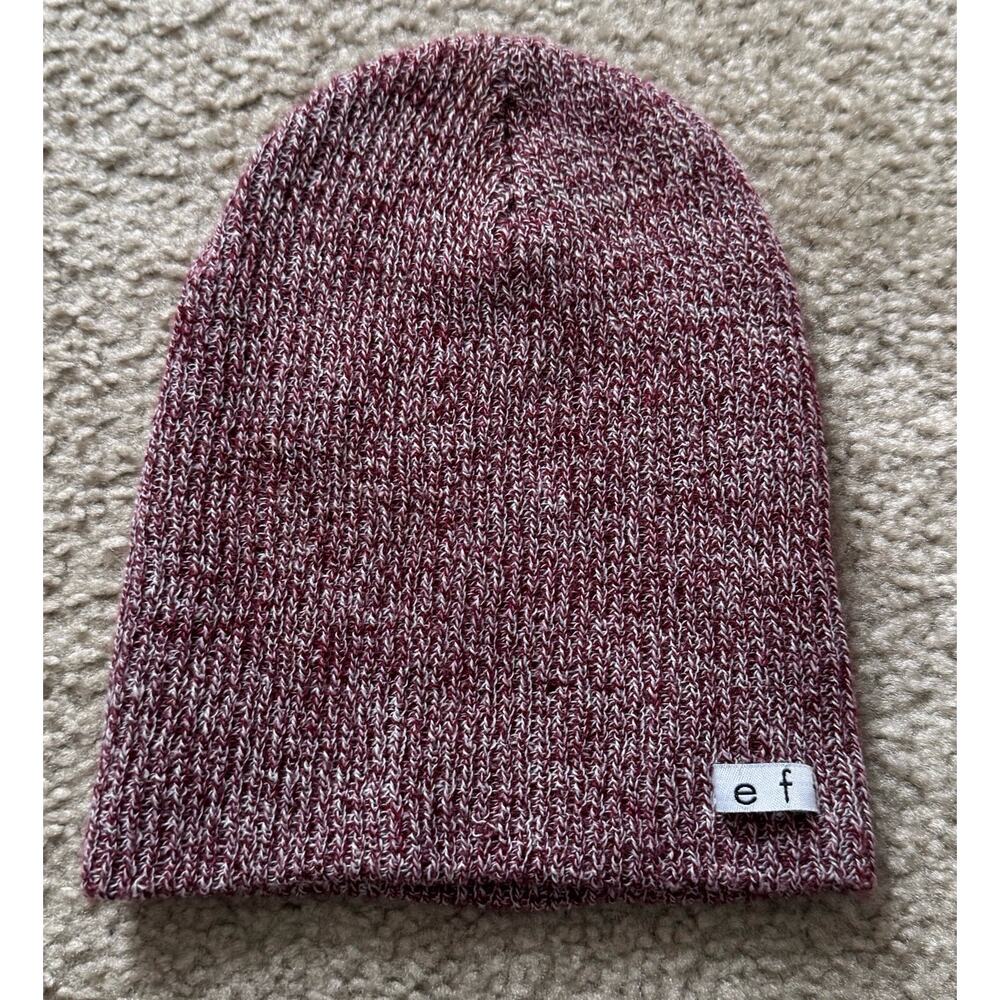 NEFF Beanie knit hat skull cap lid NEW One Size burgandy wine dark red